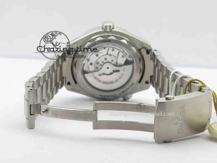 0211 Stretchable Planet Ocean 2016 43.5mm SS OM 1:1 Best Edition Gray Dial On SS Bracelet A 8163